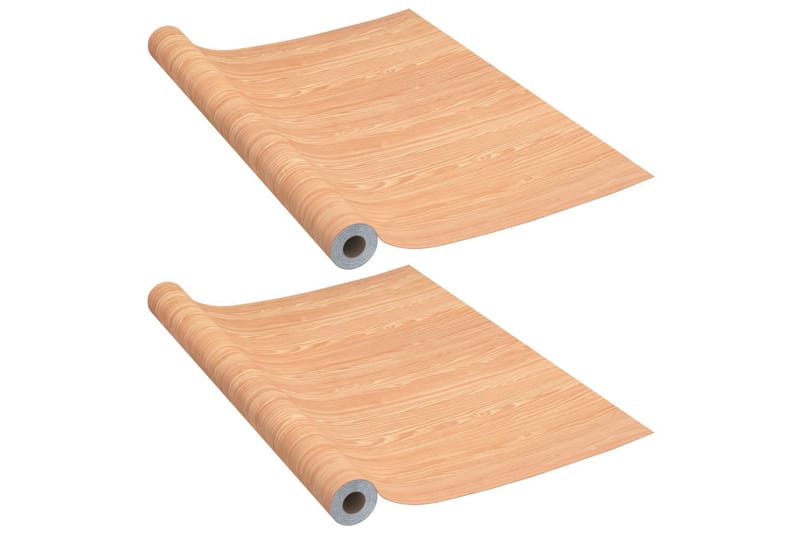 Dörrfolie 2 st ahorn 210x90 cm PVC - Brun - Inredning - Väggdekor - Dekorplast - Fönsterfilm