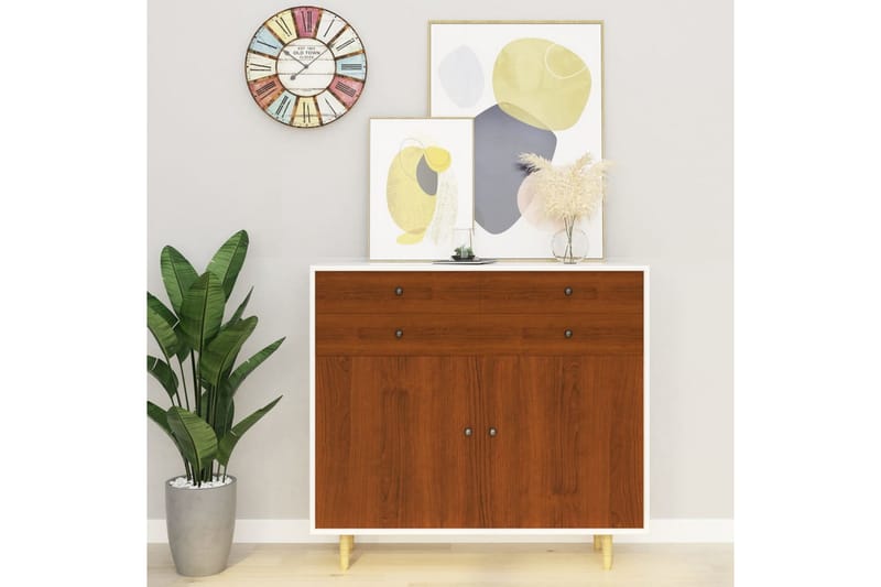 Dekorplast ljus ek 500x90 cm PVC - Beige/Ljus Ek - Inredning - Väggdekor - Dekorplast - Fönsterfilm