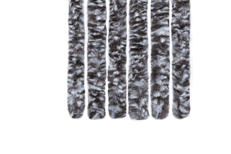 Insektsdraperi brun och beige 100x220 cm chenille - Brun/Beige - Inredning - Väggdekor - Dekorplast - Fönsterfilm
