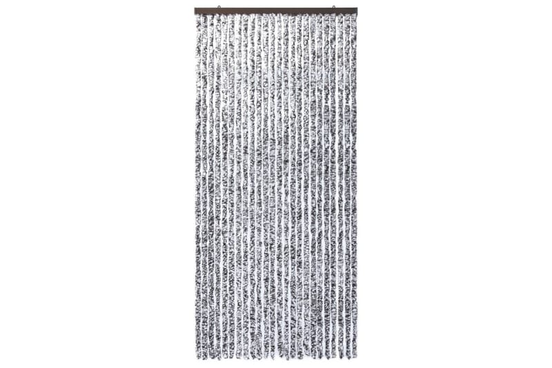 Insektsdraperi brun och beige 100x220 cm chenille - Brun/Beige - Inredning - Väggdekor - Dekorplast - Fönsterfilm