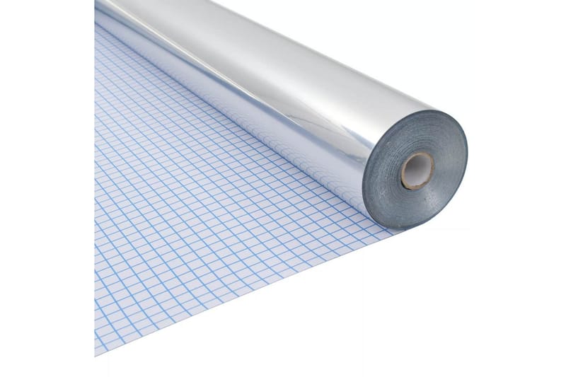 Reflekterande spegelfilm insynsskydd självhäftande 0,9x20 m - Silver - Inredning - Väggdekor - Dekorplast - Fönsterfilm