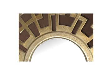 Spegel Wohnling Art Deco Rund 60 cm Modern - Inredning - Speglar - Väggspegel