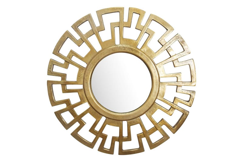 Spegel Wohnling Art Deco Rund 60 cm Modern - Inredning - Väggdekor - Dekorplast - Kakeldekor