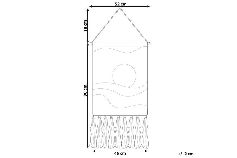 Väggdekoration i tyg Hasilpur - Inredning - Tavlor & konst