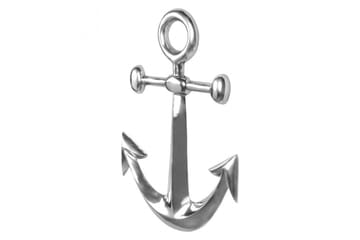 Väggdekoration Wohnling Ankare Maritim Handpolerad Aluminiumgjutning Modern - Inredning - Dekoration & inredningsdetaljer - Prydnadssaker - Dekorationsfigur