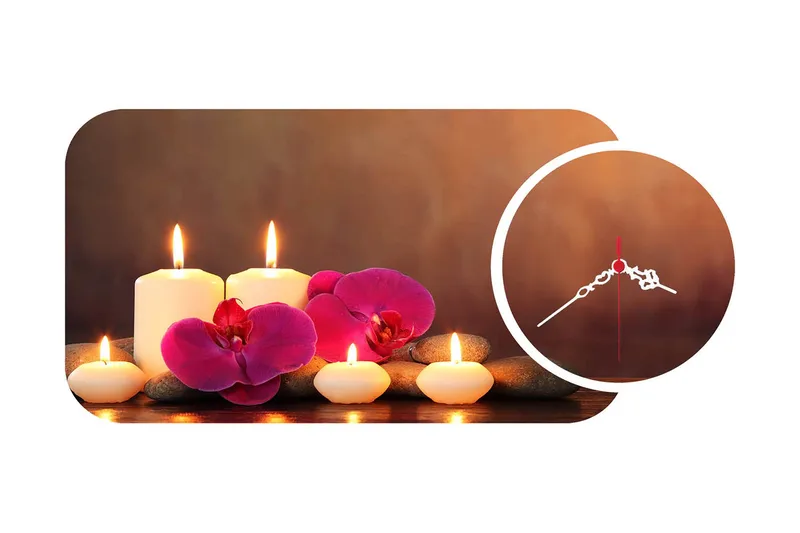 2-Delar - Flerfärgad - Inredning - Väggdekor - Väggklocka & väggur