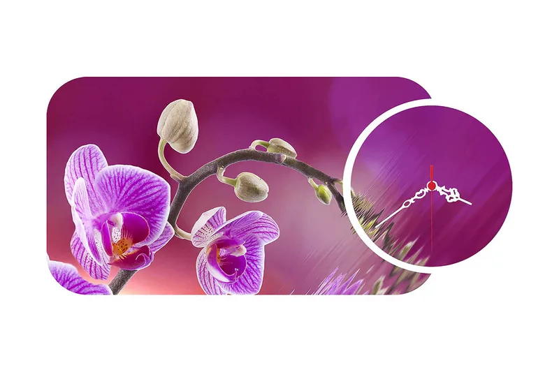 Decorative MDF Clock (2 Pieces) 68x32, undefined