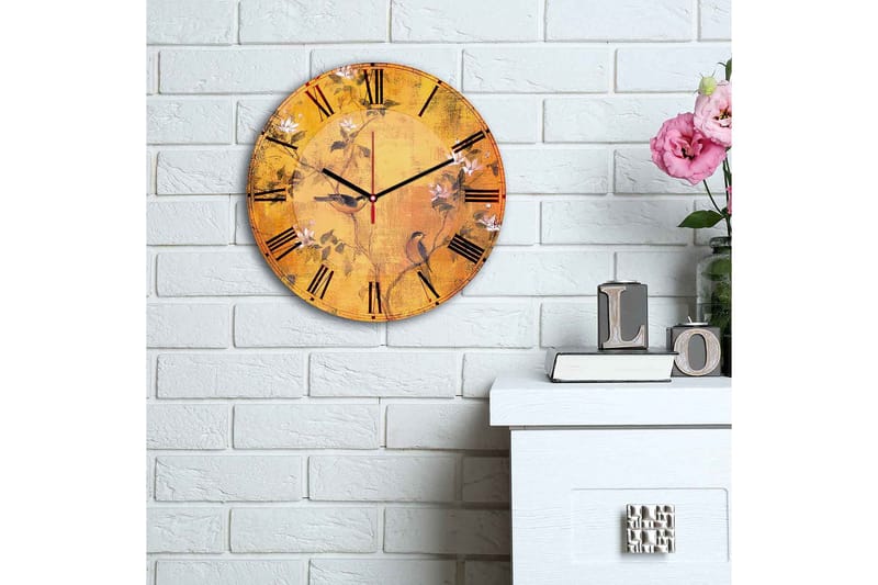 Decorative MDF Clock 30x - Väggklocka & väggur