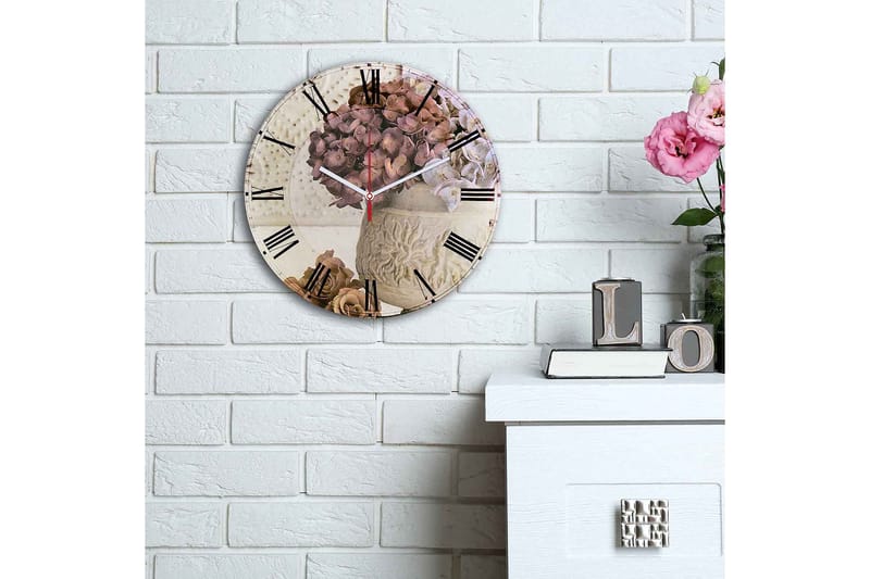 Decorative MDF Clock 30x - Väggklocka & väggur