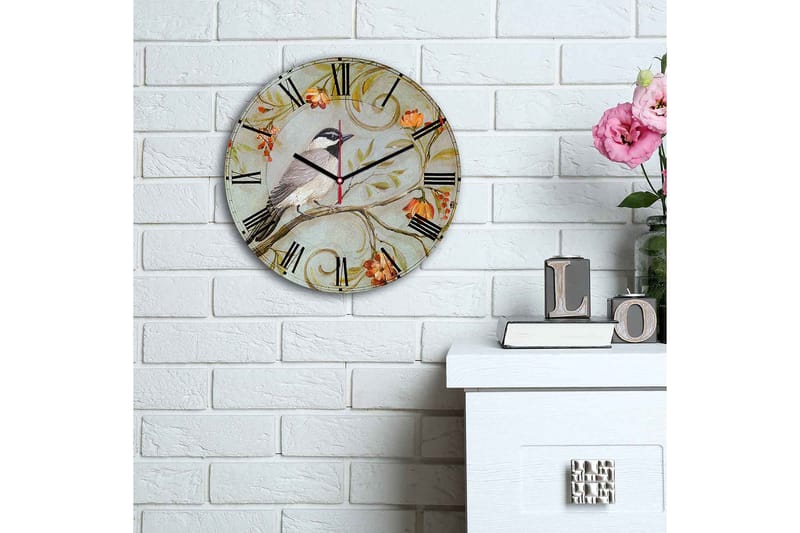 Decorative MDF Clock 30x - Väggklocka & väggur