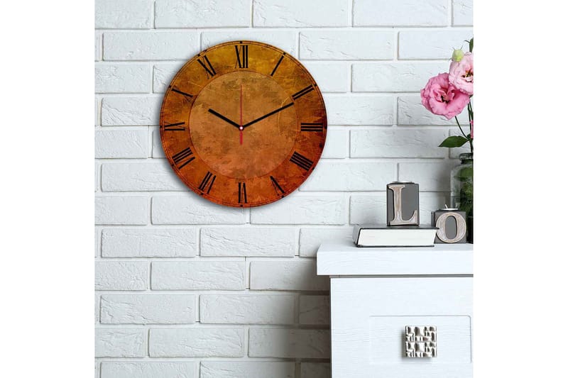 Decorative MDF Clock 30x - Väggklocka & väggur