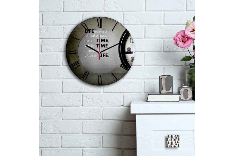 Decorative MDF Clock 30x - Väggklocka & väggur