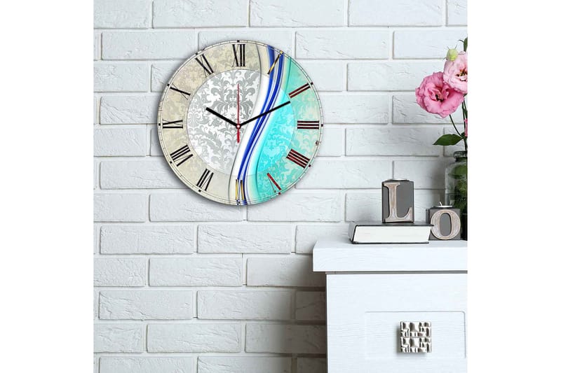 Decorative MDF Clock 30x - Väggklocka & väggur