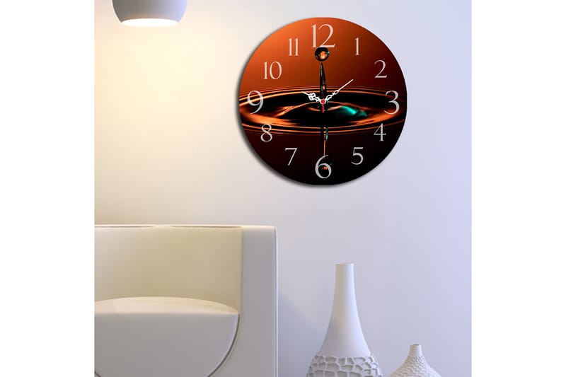 Decorative MDF Clock 40x - Väggklocka & väggur