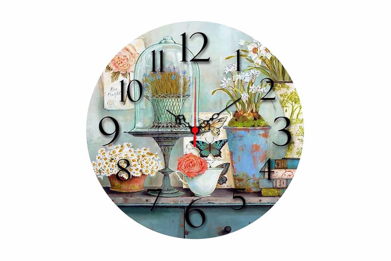 Decorative MDF Clock 40x - Inredning - Väggdekor - Väggklocka & väggur