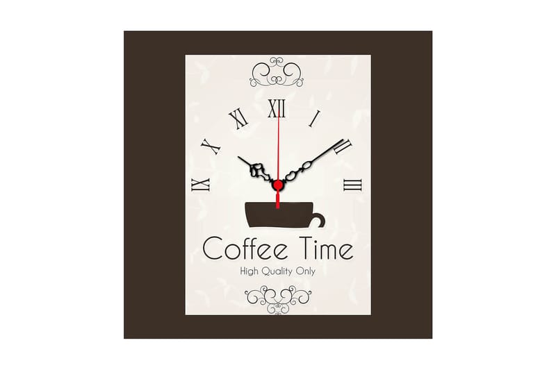 Decorative MDF Clock 40x40 - Inredning - Väggdekor - Väggklocka & väggur