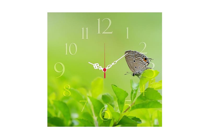 Decorative MDF Clock 40x40 - Inredning - Väggdekor - Väggklocka & väggur