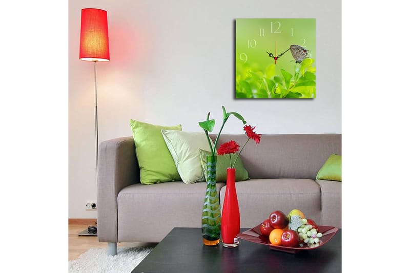 Decorative MDF Clock 40x40 - Inredning - Väggdekor - Väggklocka & väggur