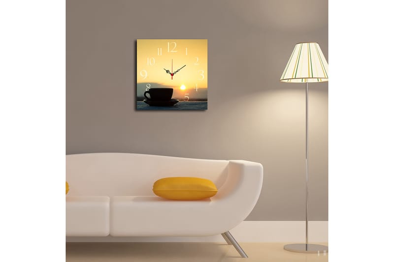 Decorative MDF Clock 40x40 - Inredning - Väggdekor - Väggklocka & väggur