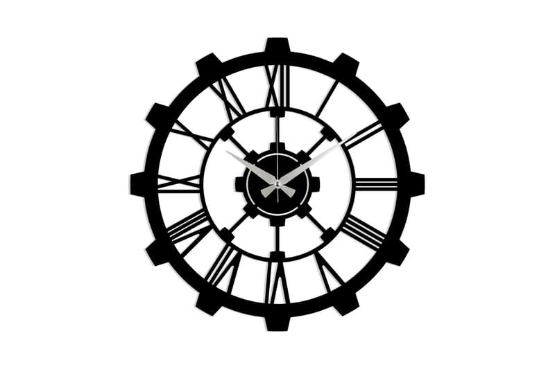 Dekoration Väggklocka - Svart - Inredning - Väggdekor - Väggklocka & väggur
