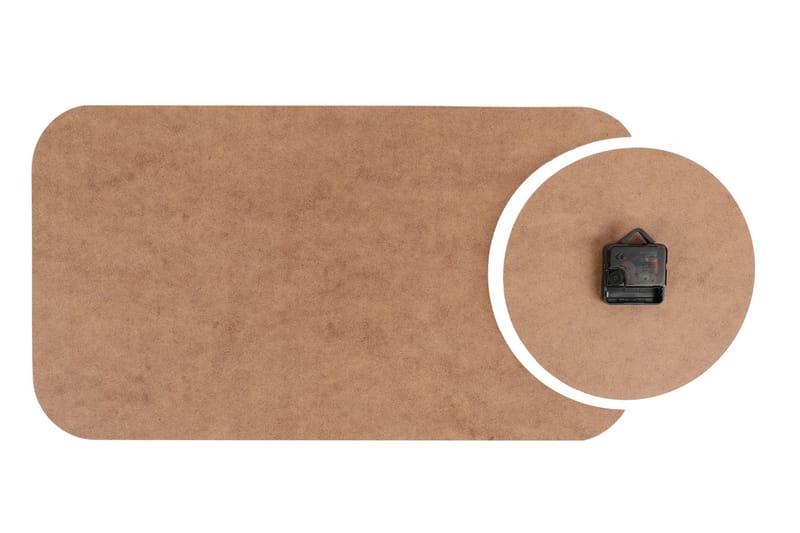 Dekorativ MDF-klocka 2 Delar - Flerfärgad - Inredning - Väggdekor - Väggklocka & väggur