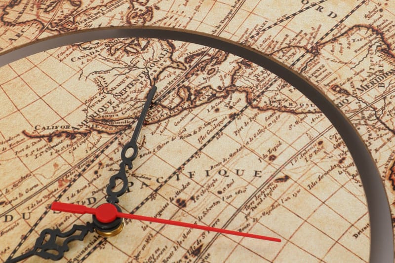 Dekorativ MDF-klocka 2 Delar - Flerfärgad - Inredning - Väggdekor - Väggklocka & väggur