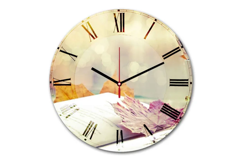 Dekorativ MDF-klocka, Flerfärgad