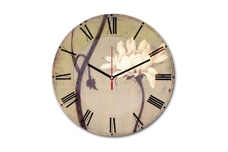 Dekorativ MDF Väggklocka 30 cm, Flerfärgad