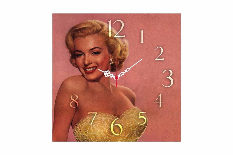 Dekorativ MDF Väggklocka 40x40 cm, Flerfärgad