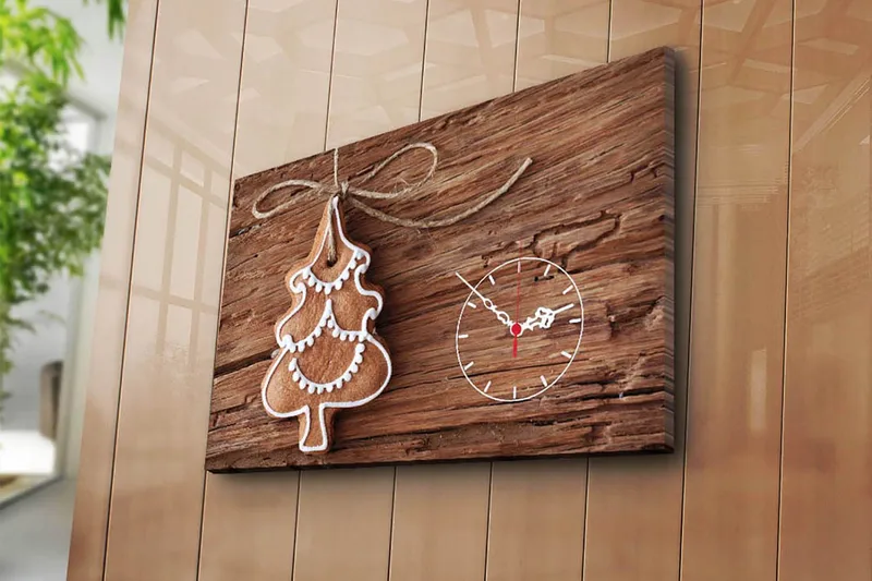 Dekorativ Väggklocka 45x70 cm, Flerfärgad