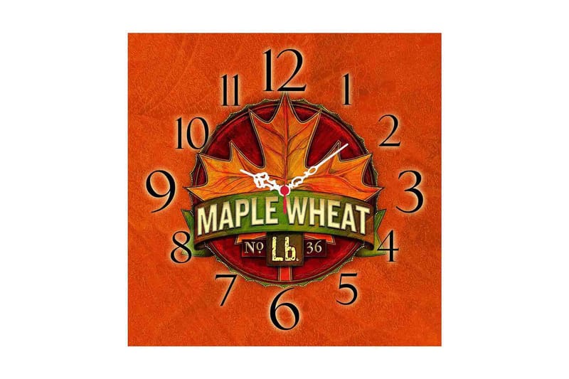 Diyadin Dekorklocka 40x40 cm Floral, Flerfärgad