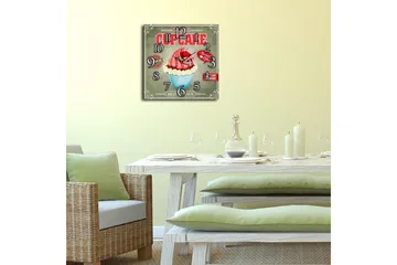 Diyadin Dekorklocka 40x40 cm Kitchen - Flerfärgad - Inredning - Väggdekor - Väggklocka & väggur