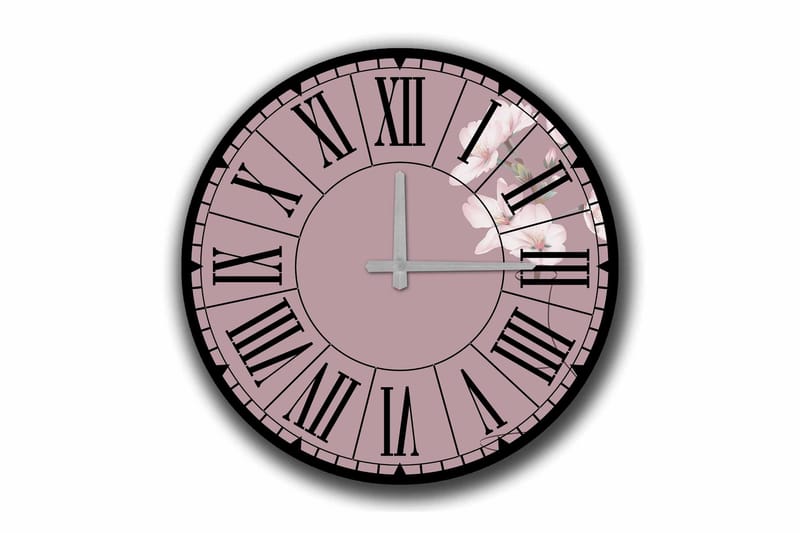 Diyadin Dekorklocka 50 cm Rund - Flerfärgad - Inredning - Väggdekor - Väggklocka & väggur
