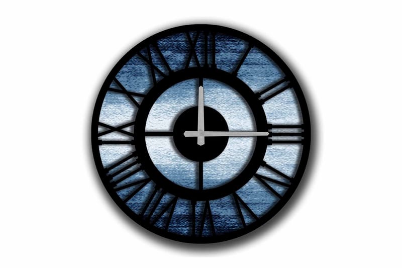 Diyadin Dekorklocka 50 cm Rund, Flerfärgad