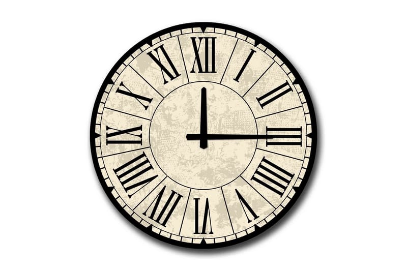 Diyadin Dekorklocka 50 cm Rund, Flerfärgad