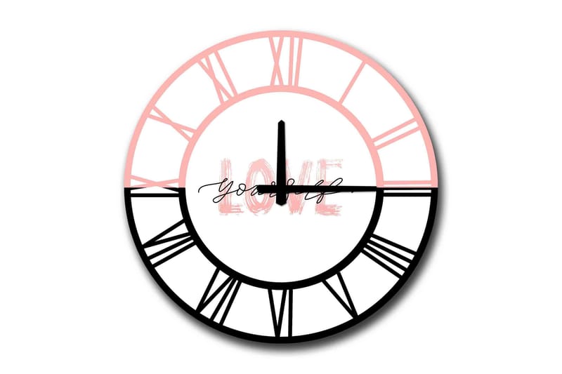 Diyadin Dekorklocka 50 cm Rund, Flerfärgad