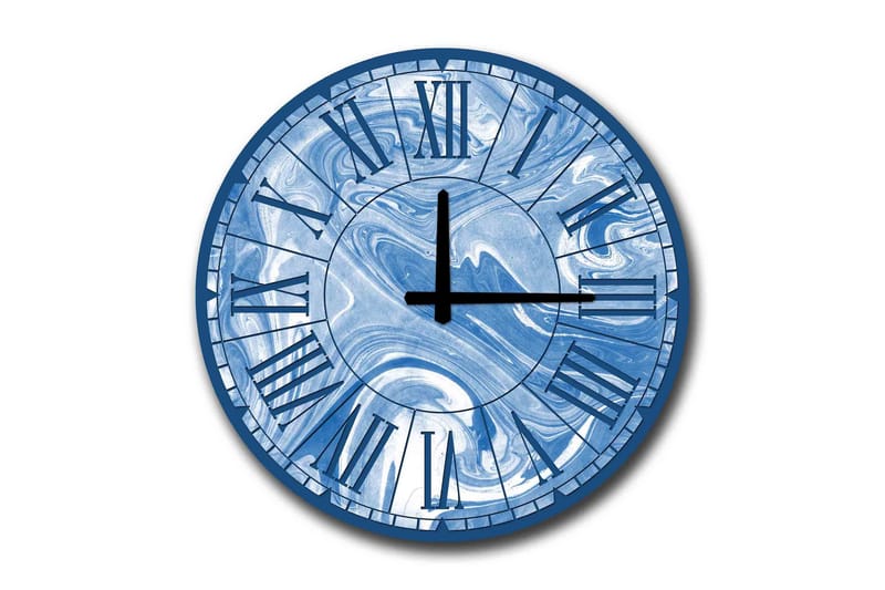 Diyadin Dekorklocka 50 cm Rund, Flerfärgad