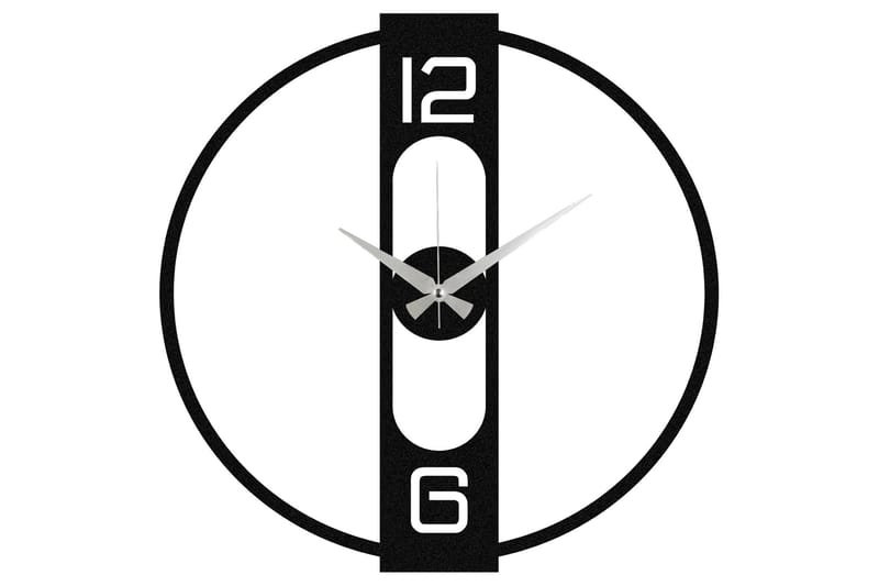 Enzo - Svart - Inredning - Väggdekor - Väggklocka & väggur