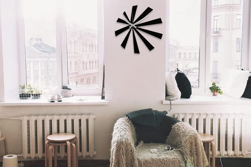 Enzoclock - S024, Svart