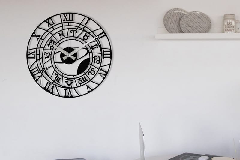 Enzoclock - S025, Svart