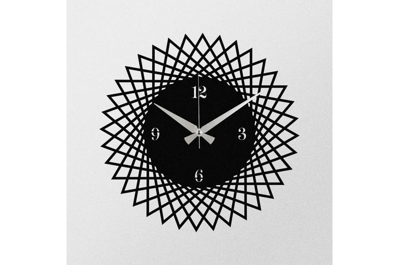 Enzoclock - S026 - Svart - Inredning - Väggdekor - Väggklocka & väggur