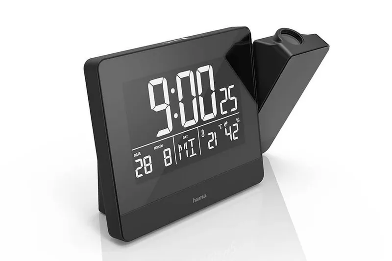 HAMA Väckarklocka Projektion Plus Charge Svart - HAMA - Inredning - Väggdekor - Väggklocka & väggur