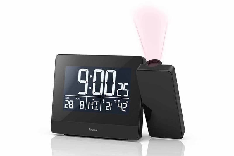 HAMA Väckarklocka Projektion Plus Charge Svart - HAMA - Inredning - Väggdekor - Väggklocka & väggur