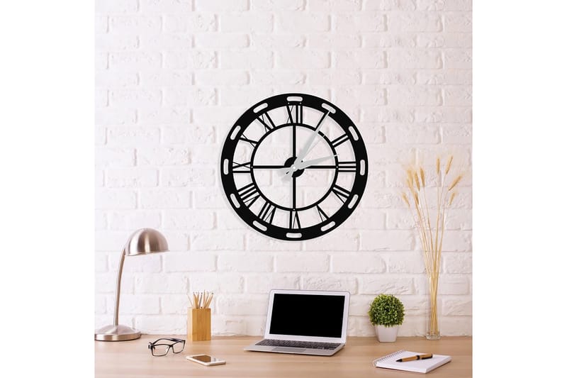 Karaul Väggklocka 48x50 cm - Metall/Svart - Inredning - Väggdekor - Väggklocka & väggur