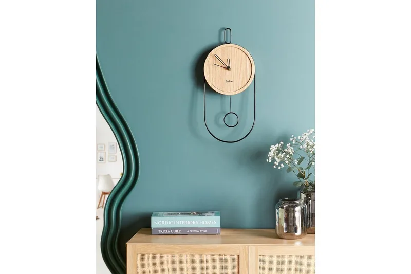 Pendelur Sierre Ljus trä/svart - Ljus trä/svart - Inredning - Väggdekor - Väggklocka & väggur - Urverk till väggklocka