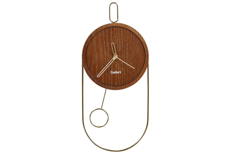 Pendelur Sierre Mörkt trä/guld - Mörkt trä/guld - Inredning - Väggdekor - Väggklocka & väggur - Urverk till väggklocka