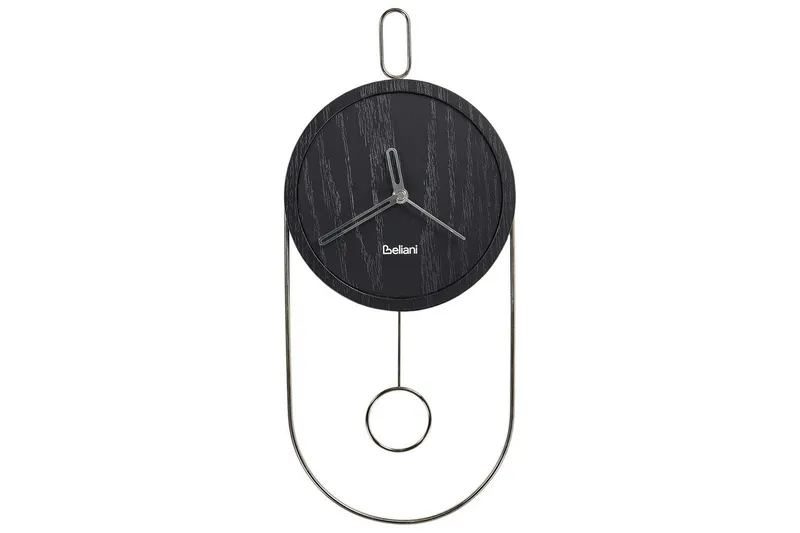 Pendelur Sierre Svart/Silver - Svart/Silver - Inredning - Väggdekor - Väggklocka & väggur - Urverk till väggklocka