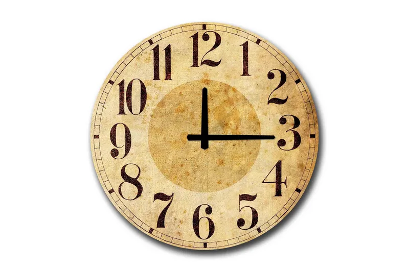 Väggdekor MDF Klocka, undefined