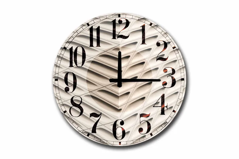 Väggdekor MDF Klocka, undefined