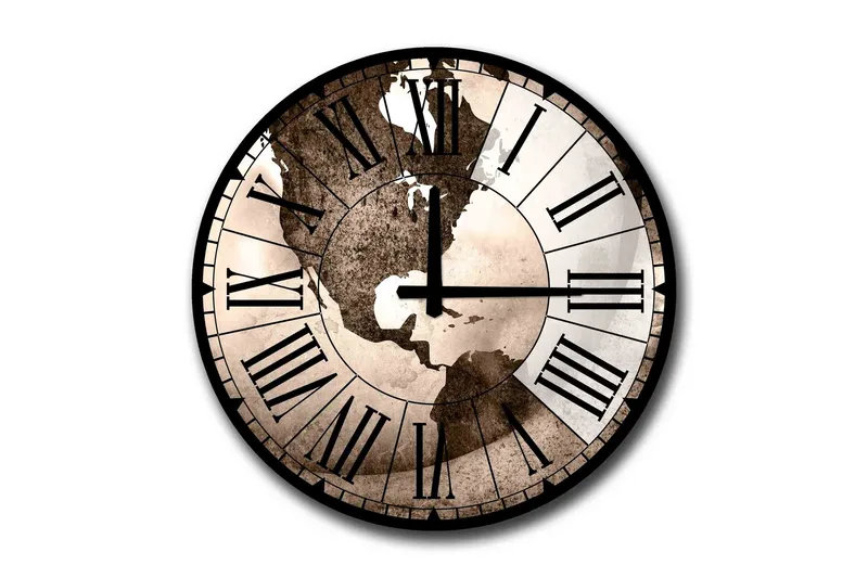 Väggdekor MDF Klocka, undefined